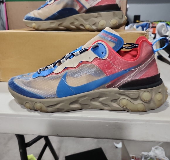 Nike React Element 87 in Blue and Red - Picture 1 of 4
